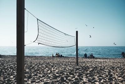 Beach volleyball net
